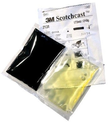 3M 7000006239 Scotchcast 2131 B Электротехнический полиуретановый компаунд, гибкий,негорючий, устойчивый к агрессивным средам, 216г