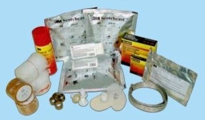 3M 7100065058 92-OT RK-2 Ремонтный комплект для муфт и оболочки кабеля с БПИ-изоляциейна 10 кВ, 3х70-120 мм2