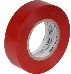 3M 7000062309 TEMFLEX 1500 Изолента красная 25мx19мм