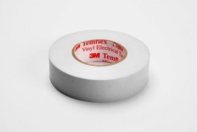 3M 7100081322 Temflex 1300 изолента белая 15мм x 10м