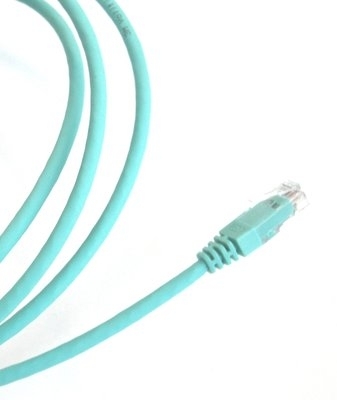 3M 7000078978 Коммутационный шнур медный кат 6, экранированный, RJ45-RJ-45, бирюзовый,0,5м, S/FTP, LSZH
