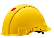 7000009701 3M™ Каска защитная G3000NUV-GU c вентиляцией, с храповиком, цвет желтый