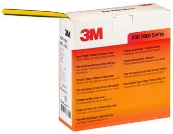 3M 7000099178 HSR-3000 18/6, Тонкостенная ТУ трубка, 3:1, желто-зеленая, 5 м