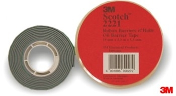 3M 7000033058 Scotch 2221, маслоблокирующая лента для монтажа муфт на 6/10 кВ, 19мм х1,5м