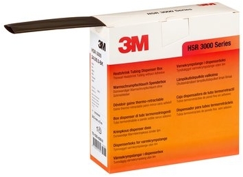 3M 7000099135 HSR-3000 1.5/0.5, Тонкостенная ТУ трубка, 3:1, черная, 12 м
