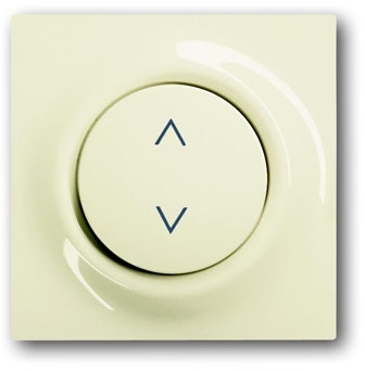 ABB 6430-0-0337 Клавиша для механизма электронного выключателя Busch-Jalousiecontrol 6411 U-101, 6411 U/S-101, 6418 U, реле 6402 U, серия impuls, цвет слоновая кость