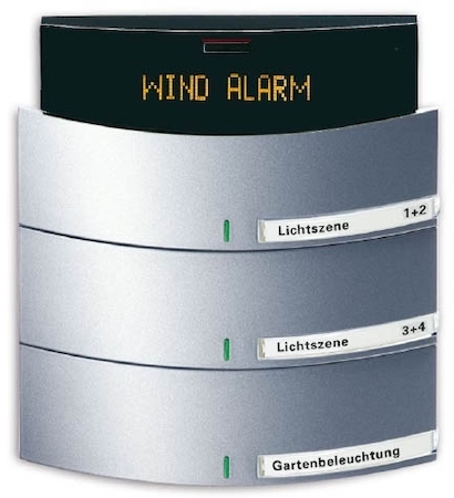 ABB 6300-0-1333 6323-83 Сенсор 3-х клавишный с ИК-приемником и LCD-дисплеем triton алюминий