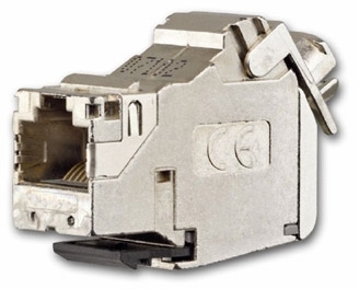 ABB 0230-0-0394 Модуль универсальный, 8 полюсов, RJ45, фактическая категория 6а, экранированный