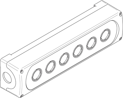 ABB 1SFA611816R1000 ENCLOSURE 6-POS#MEP6-0