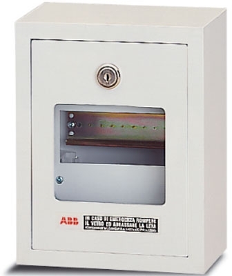 ABB 13150 LIVORNO бокс авар.настенный 170х210х110мм ШхВхГ с платой серый