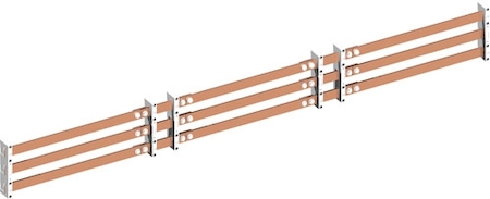 ABB ZX1184 Соединитель шинный 30x10 мм