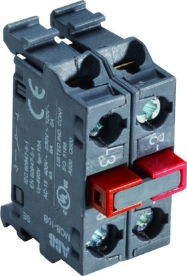 ABB 1SFA611610R2020 CONTACT BLOCK#MCB-02B