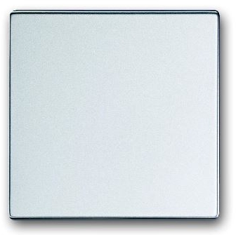 ABB 1751-0-3075 Клавиша для механизма 1-клавишного выключателя/переключателя/кнопки, серия solo/future, цвет серебристо-алюминиевый