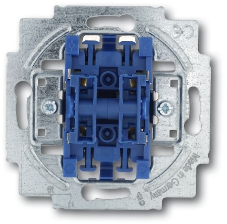 ABB 1012-0-2197 Механизм 1-клавишного, 1-полюсного выключателя жалюзи, с фиксацией, 10А 250В