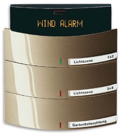 ABB 6300-0-0966 6323-21 Сенсор 3-х клавишный с ИК-приемником и LCD-дисплеем triton бронза