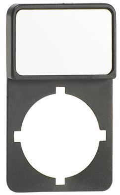 ABB 1SCA022555R4990 Front plate. Without engraving, black engraving from front side