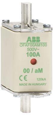 ABB 1SCA022697R3070 HRC fuse link, aM, NH00, DIN-type