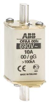 ABB 1SCA022007R4080 HRC fuse link, gG, NH00, DIN-type