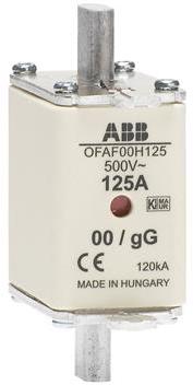 ABB 1SCA022627R1630 HRC fuse link, gG, NH00, DIN-type