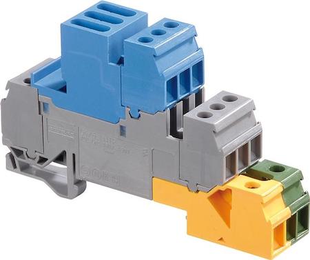 ABB 1SNA110269R1700 blue grey green/yellow Screw Clamp Terminal Blocks D4/6.LNTP3