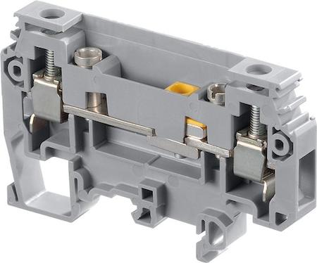 ABB 1SNA115237R1000 grey Screw Clamp Terminal Blocks M6/8.ST1 equipped with 2 test socket DIA. 4 mm / .16"
