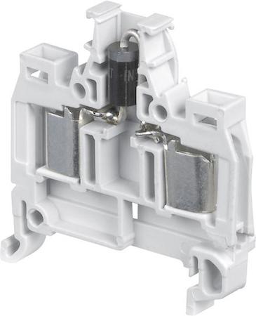 ABB 1SNA199248R1000 grey IDC Terminal Blocks D1.5/6.ADO.D1 equipped with one 1N5408 diode