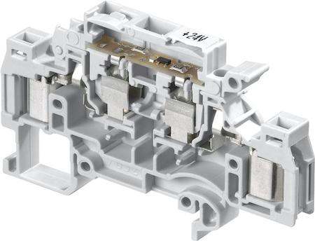 ABB 1SNA199211R2300 grey IDC Terminal Blocks D1.5/8.SFLT.ADO with DIA. 2 or 2,3 mm screw test socket for test