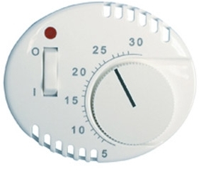 ABB 5540.1 BL Накладка для терморегулятора 8140.1, серия TACTO, цвет альпийский белый