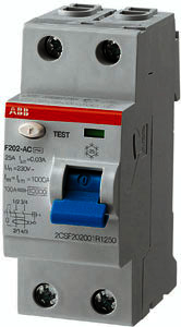 1SPK007904F0525 Aardlekschakelaar 2P 40A-0.03 ABB