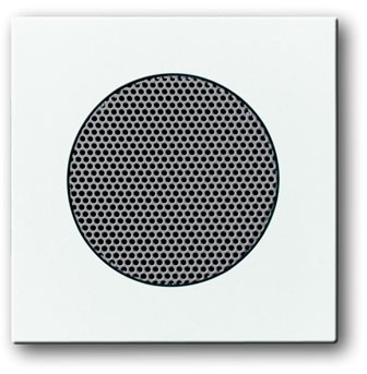 ABB 8200-0-0081 Плата центральная (накладка) для громкоговорителя 8223 U, серия future/solo, цвет davos/альпийский белый