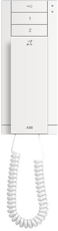 ABB M22003-W Абонентское устройство, трубка, 3 клавиши, белая, с индукционной петлёй