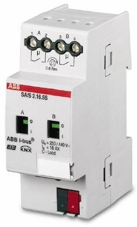 ABB 2CDG110039R0011 SA/S 2.10.1 Бинарный выход 2-х канальный 10 А, MDRC