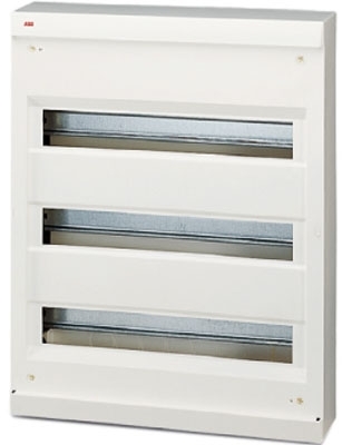 ABB 12217 UNIBOX бокс настенный 54М без двери белый (без клемм)