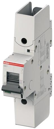 ABB 2CCS861002R0804 S801S-C80-R High Performance Circuit Breaker - S800S - Number of poles 1 - Tripping characteristic C - Rated current 80A - Ring tongue terminal
