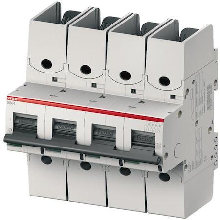 ABB 2CCS864002R0405 S804S-B40-R High Performance Circuit Breaker - S800S - Number of poles 4 - Tripping characteristic B - Rated current 40A - Ring tongue terminal