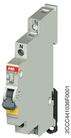 ABB 2CCA703101R0001 E211-25-10 X-25-10 Switch with yellow LED 25A 1NO 250VAC