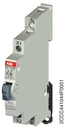 ABB 2CCA703260R0001 E217-26-10C48 Illuminated push button white 16A 1NC 250VAC LED 12 … 48V AC / DC