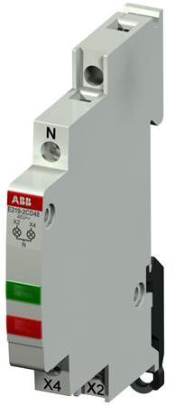 ABB 2CCA703911R0001 E219-91-10C48 Indicator light with 2 LEDs green red 12-48VAC