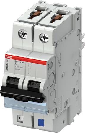 ABB 2CCS571103R8317 S401M-K3NP  MCB  2 Pole   3A