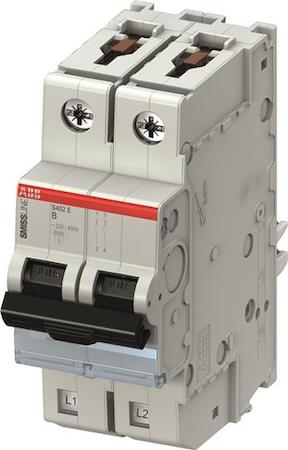 ABB 2CCS552001R0405 S402E-B40  Miniature Circuit Breaker  2 Poles  B Characteristic  40A  6000  ~230/400V