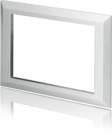 ABB GHQ6050059R0012 T-RAHM,SR Cover Frame For Mt701, Silver