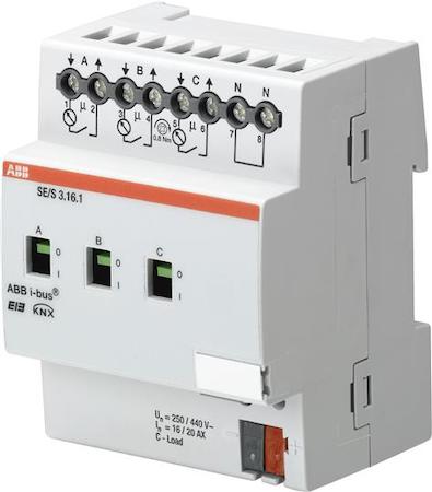 ABB 2CDG110136R0011 SE/S3.16.1 Energy Actuator, 3F, 16/20A