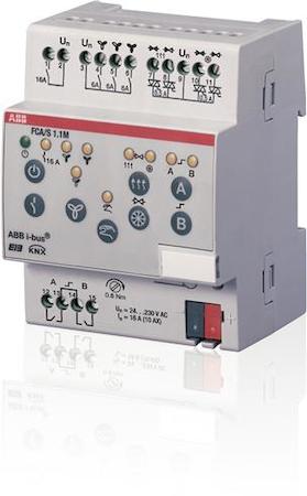 ABB 2CDG110084R0011 FCA/S 1.1M Fan Coil-Actuator, MDRC