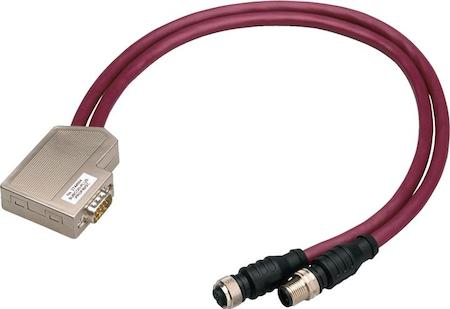 ABB 1SAJ924010R0005 PDA12-FBP.050, Adapter-Cable, M12-D