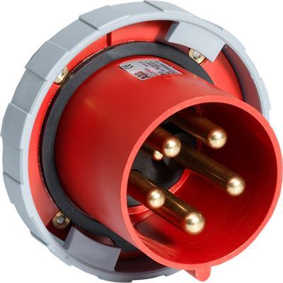 ABB 2CMA167204R1000 Inlet, panel mounting, 6h, 125A, IP67, unified flange, straight, 3P+N+E