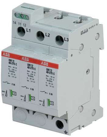 ABB 2CTB803853R2500 OVR T2 3L 40-275 P TS