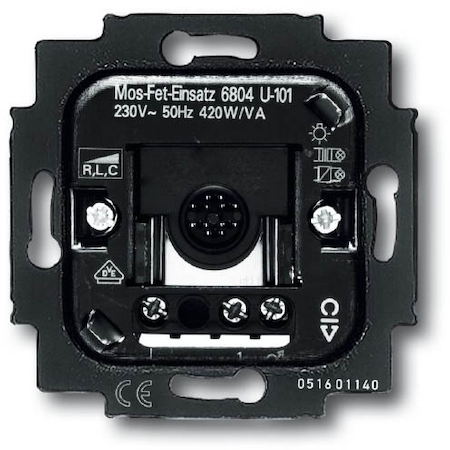 ABB 6800-0-2219 Механизм датчика движения Busch-Wächter 180 UP с МОП-транзистором для ламп накаливания и НВГЛ, 60-420 Вт