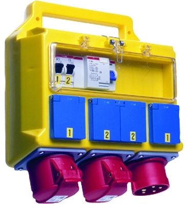ABB 2CMA170268R1000 Building site connection unit, with MCB/RCD, 32A, IP44