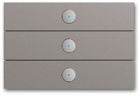 ABB 6310-0-0070 6342-866-500 Сенсор 3- клавишный Busch-priOn, сталь