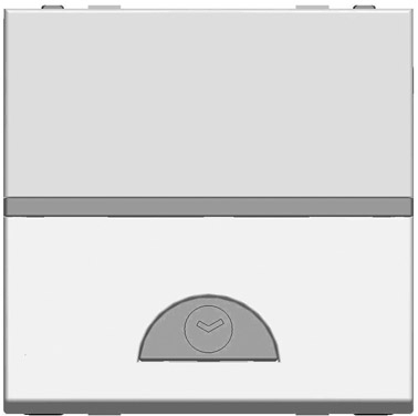 ABB N2262 PL Механизм электронного выключателя с таймером 9 сек - 240 сек, 1000 Вт, 2-модульный, серия Zenit, цвет серебристый